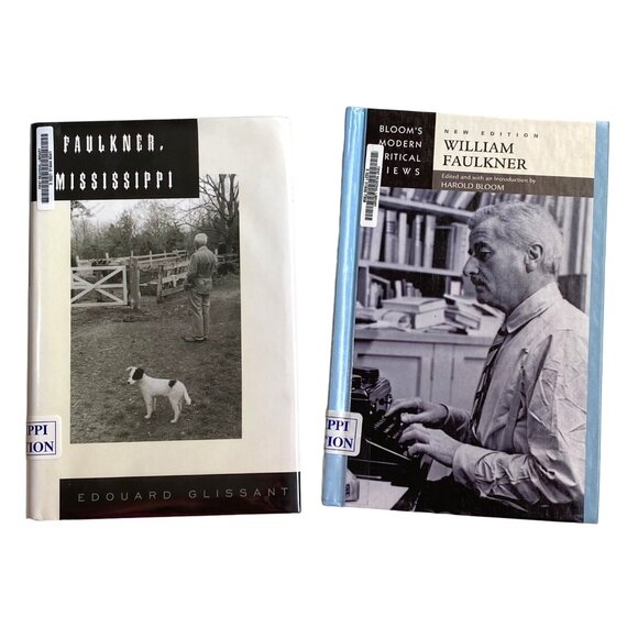 William Faulkner Review Hardcover Book Lot of 2 Mississippi American Literature - Picture 1 of 13